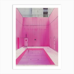 Pink Pool 12 Art Print