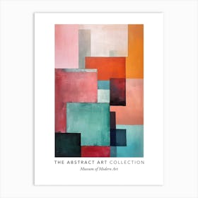 Colourful Abstract 4 Exhibition Poster Art Print