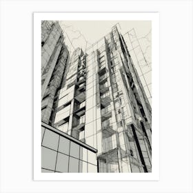 Modern Skyscraper Art Print