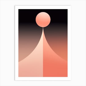 Minimalistic Abstract Geometry 10 Art Print