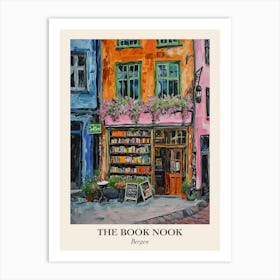 Bergen Book Nook Bookshop 1 Poster Art Print