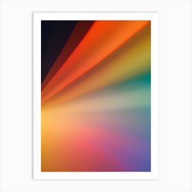 Rainbow Rays-Reimagined Art Print