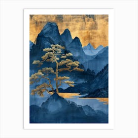 Asian Landscape Canvas Print 4 Art Print