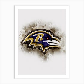 Baltimore Ravens Painting Art Print