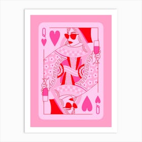 Queen Of Hearts 3 Art Print