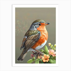 Robin 12 Art Print