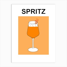 Spritz Cocktail  Art Print