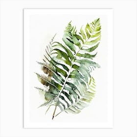 Mother Fern Watercolour Art Print