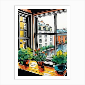 Window Sill Art Print