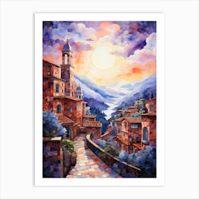 Sunset and Peace Art Print