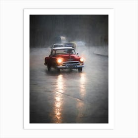 Rain Lashed Malecon Art Print