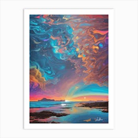 Beautiful Fantasy Sky Art Print