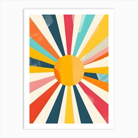 Colorful Abstract Painting 3 Art Print