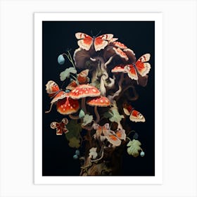 Mycelial Majesty Art Print