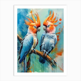 A Pair Of Gang Gang Cockatoos Pt. 3 Art Print