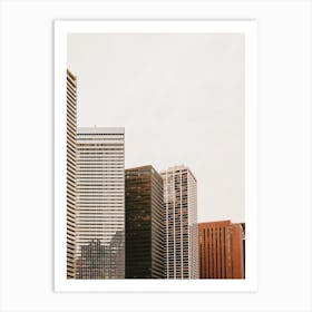 Chicago Skyscrapers Art Print