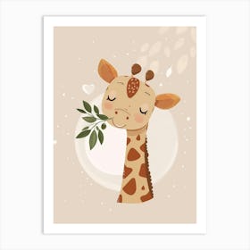 Cute Giraffe Art Print