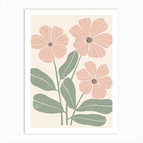 Pink Flowers 7 Art Print