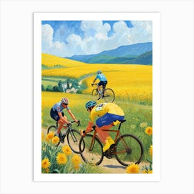 Tour De France Art Print