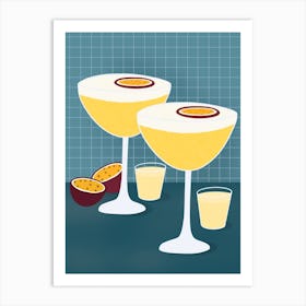 Passionfruit Martini Art Print