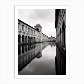 Mantua, Italy,  Black And White Analogue Photography  1 Art Print