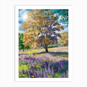 Tree In The Meadow 5 Art Print