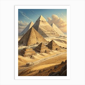 Pyramids Of Giza Poster