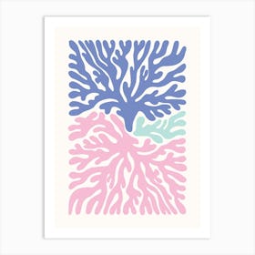 Coastal Coral Art Print