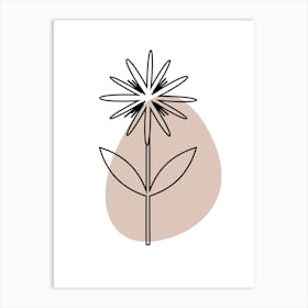 Flower Illustration 1 Art Print