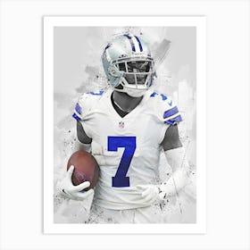 Trevon Diggs Dallas Cowboys Art Print