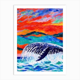 Humpback Whale Matisse Inspired Art Print