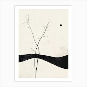 Tree In The Wind 1 Art Print