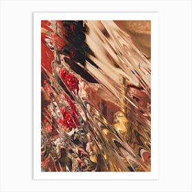 Glazed Over Red Art Print