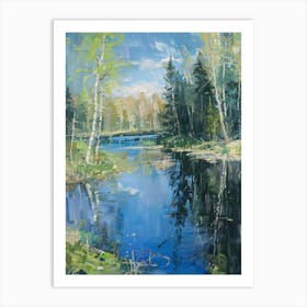 'River Reflection' Art Print