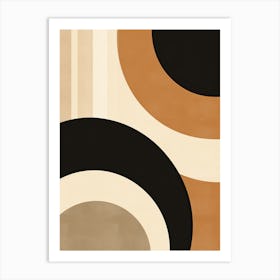 Bergisch Gladbach Balance, Geometric Bauhaus Art Print