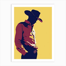 The Cowboy’s Solitude Art Print