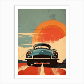 Vintage Car, USA Art Print