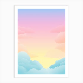 Sky With Clouds Art Print