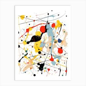 Splatter Painting Art Print