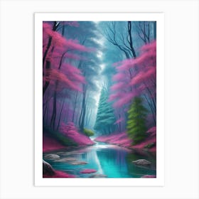 A Magic Forest Art Print