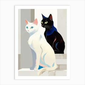 Two Cats 1 Art Print