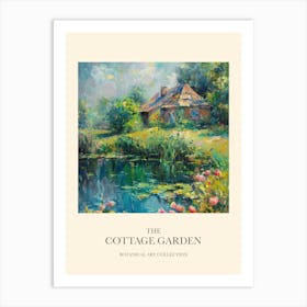 Cottage Garden Poster Fairy Pond 2 Art Print