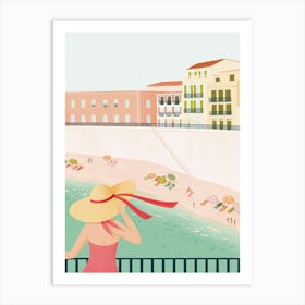 Sicily Illustration, Syracuse Art Print