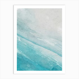 Abstract Watercolor Painting 1 Art Print