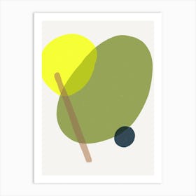 Olives Abstract Painting Art Print