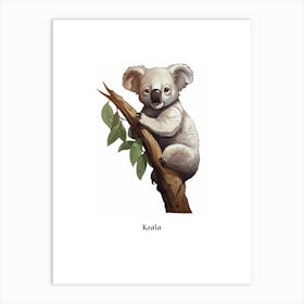 Koala Kids Animal Poster Art Print