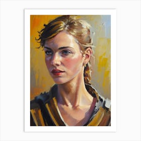 Portrait Of A Young Woman 15 Art Print