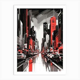 New York City Canvas Print Art Print