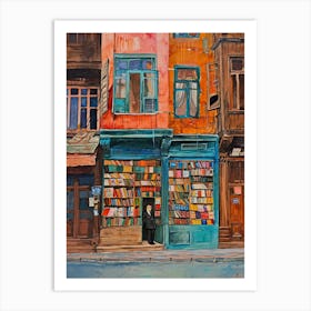 Instanbul Book Nook Bookshop 4 Art Print
