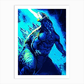 Godzilla 14 Art Print